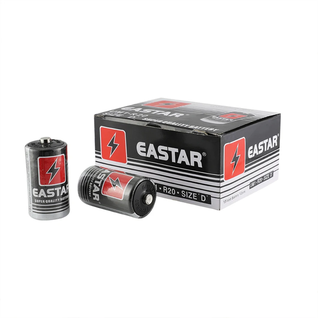 Dry Batteries D Size Carbon Zinc Batteries 1.5V Battery 250mins Duration