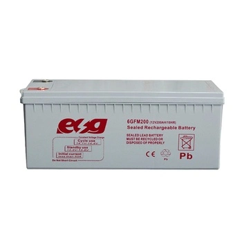 Esg Long Life Deep Cycle Power System Sealed 12V 200ah Solar AGM Storage Gel Lead Acid Battery